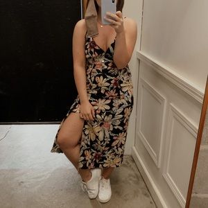 Urban outfitters floral slip dress
